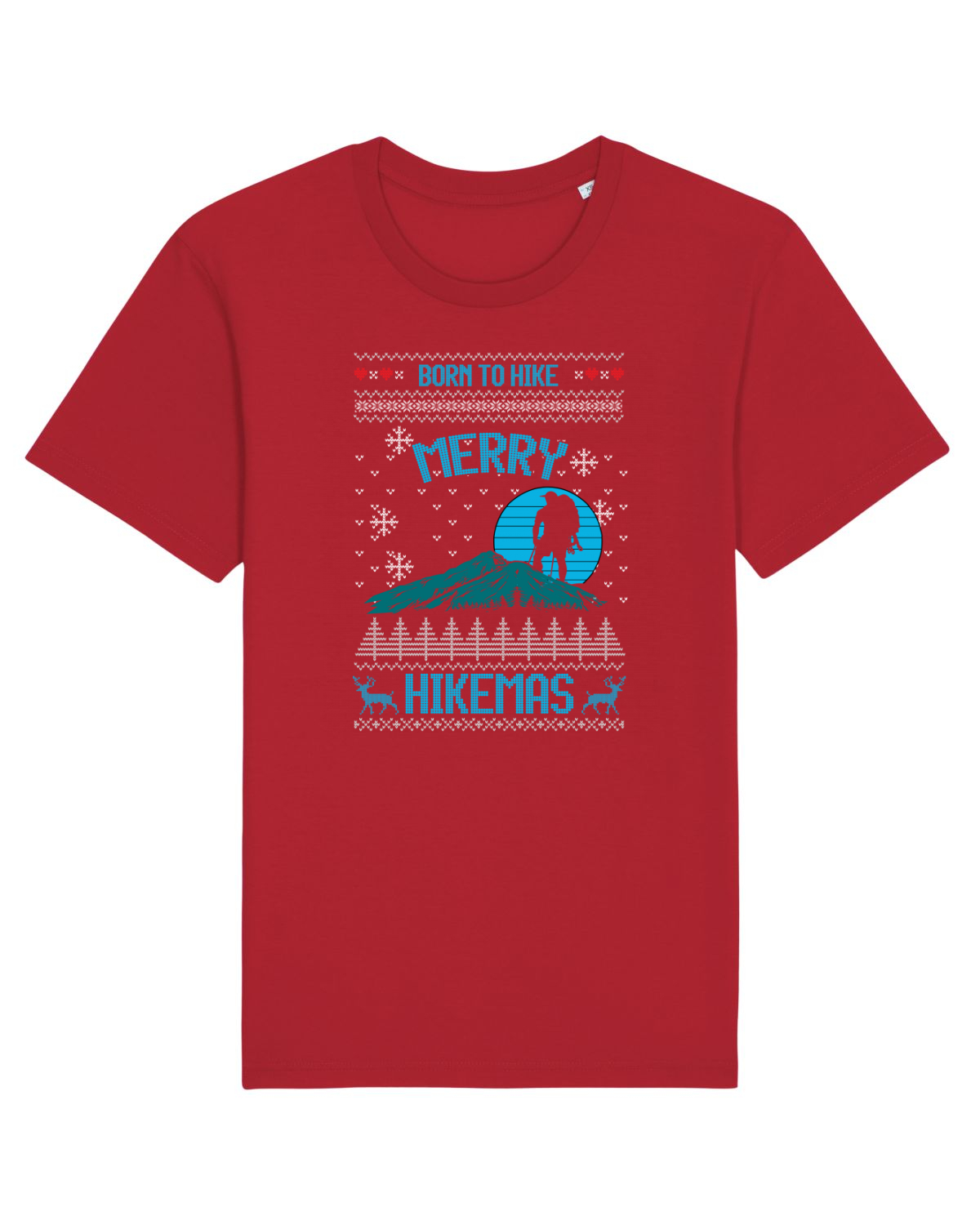 Tricou mânecă scurtă Unisex Rocker Red