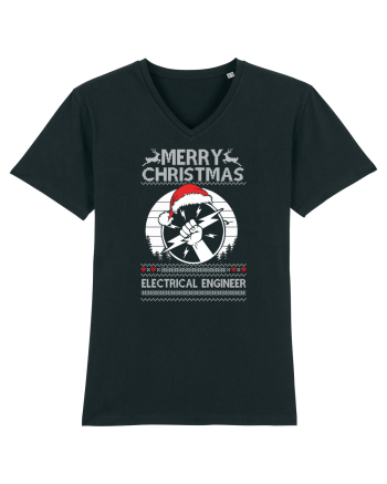 Merry Christmas Electrical Engineer Black