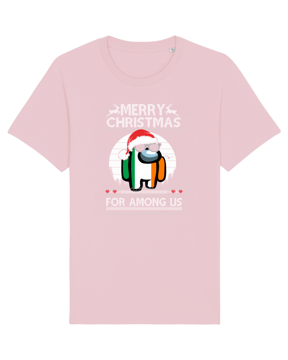 Tricou mânecă scurtă Unisex Rocker Cotton Pink