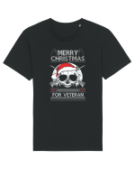 Merry Christmas For Veteran Tricou mânecă scurtă Unisex Rocker