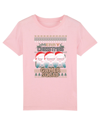Merry Christmas Gamer Squad Cotton Pink
