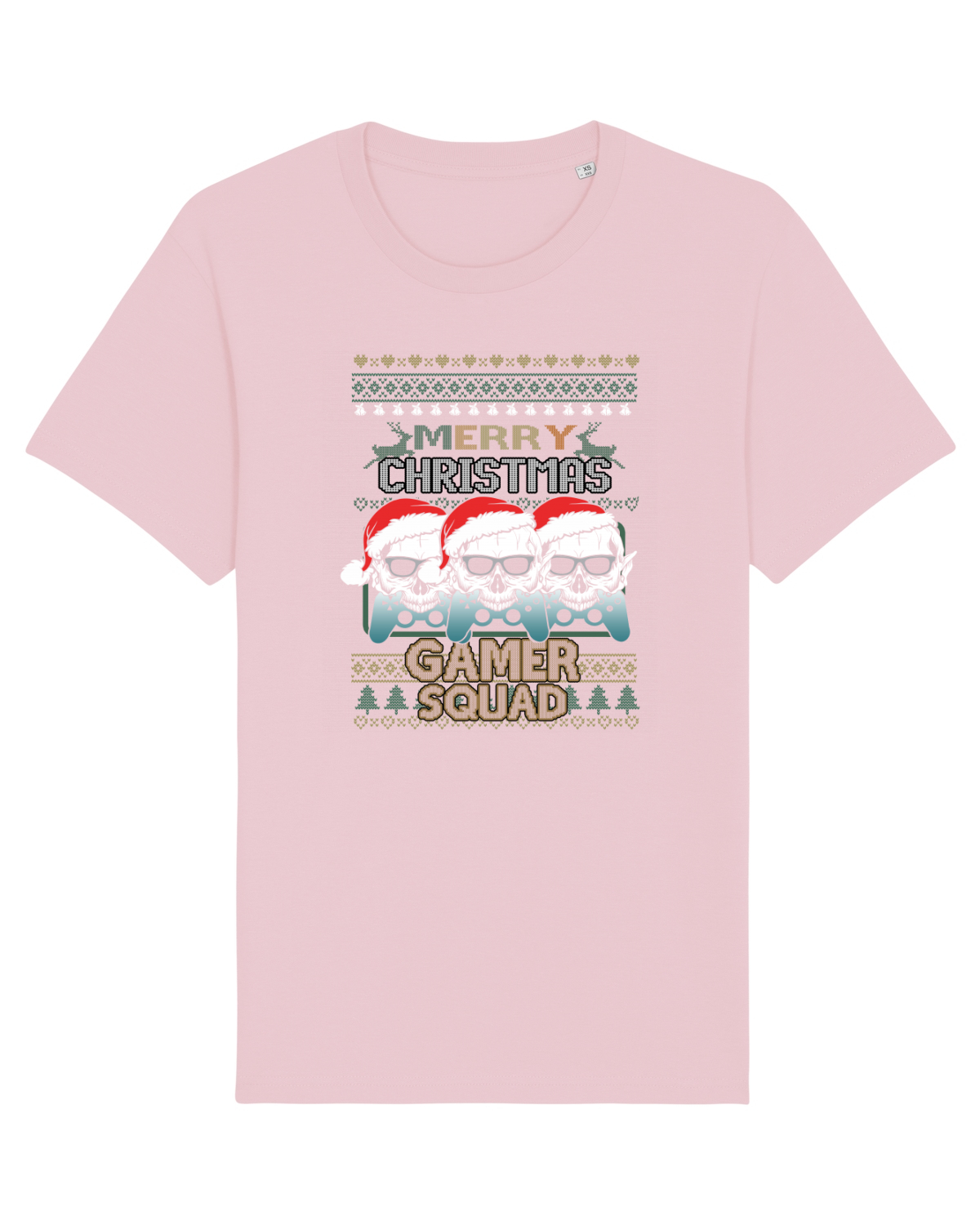 Tricou mânecă scurtă Unisex Rocker Cotton Pink