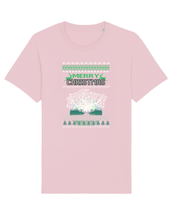 Merry Christmas Cotton Pink