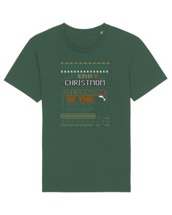 Merry Christmom Best Mom In Galaxy Bottle Green
