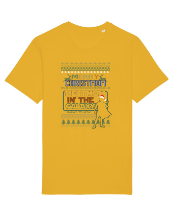 Merry Christmom Best Mom In Galaxy Spectra Yellow