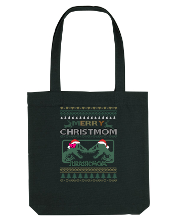 Merry Christmom Jurassic Mom Black