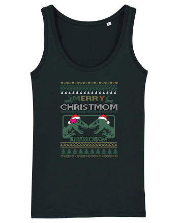 Merry Christmom Jurassic Mom Black