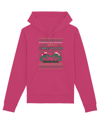 Merry Christmom Jurassic Mom Raspberry
