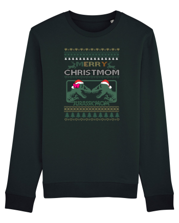 Merry Christmom Jurassic Mom Black