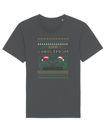 Merry Christmom Jurassic Mom Anthracite
