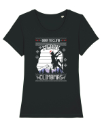 Merry Climbmas Born To Climb Tricou mânecă scurtă guler larg fitted Damă Expresser