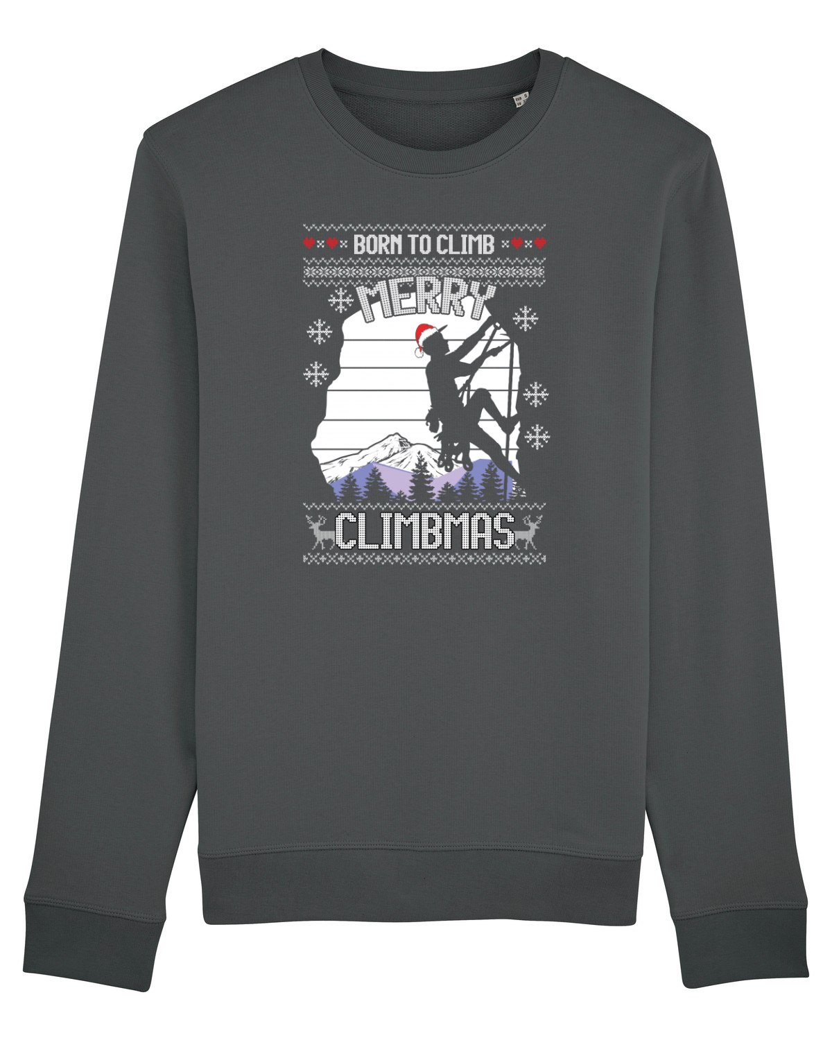 Bluză mânecă lungă Unisex Rise Anthracite