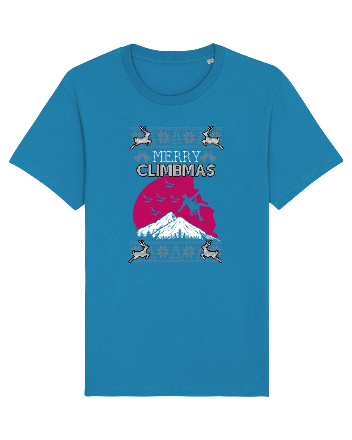 Tricou mânecă scurtă Unisex Rocker Azur
