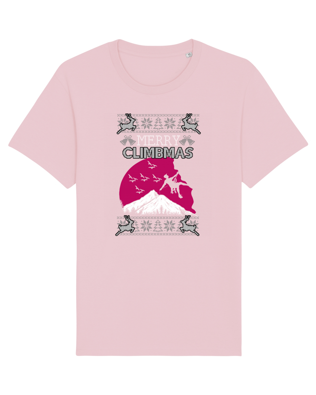 Tricou mânecă scurtă Unisex Rocker Cotton Pink