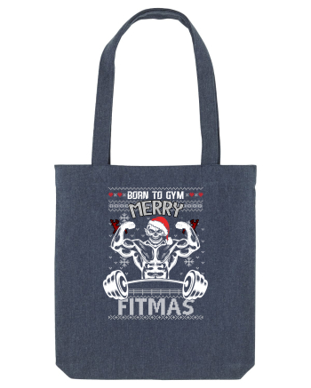 Merry Fitmas Born To Gym Midnight Blue