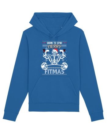Merry Fitmas Born To Gym Royal Blue