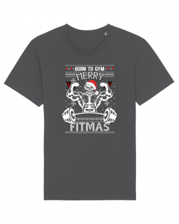 Merry Fitmas Born To Gym Anthracite