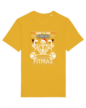 Merry Fitmas Born To Gym Spectra Yellow