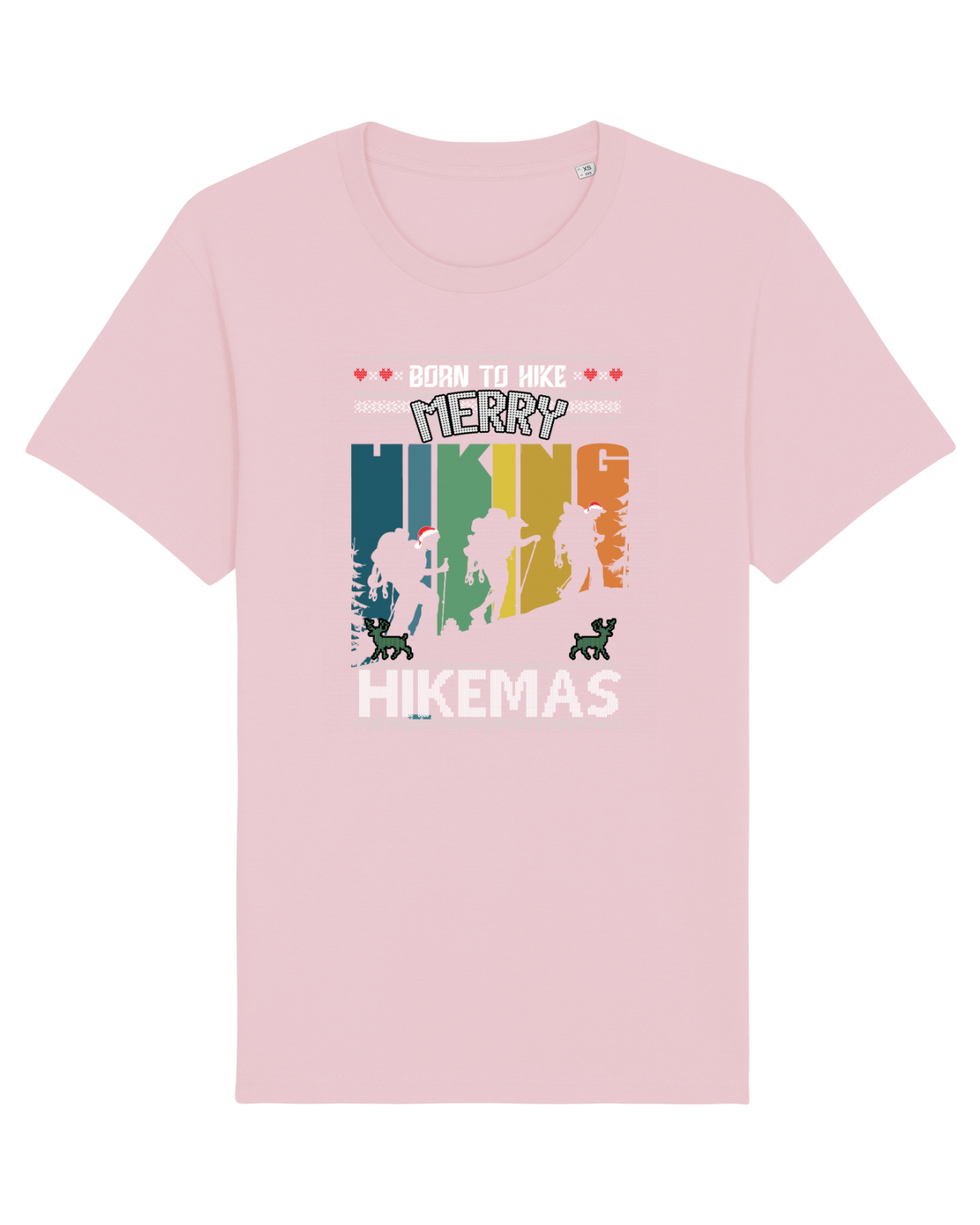 Tricou mânecă scurtă Unisex Rocker Cotton Pink
