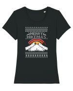 Merry Hikemas Tricou mânecă scurtă guler larg fitted Damă Expresser