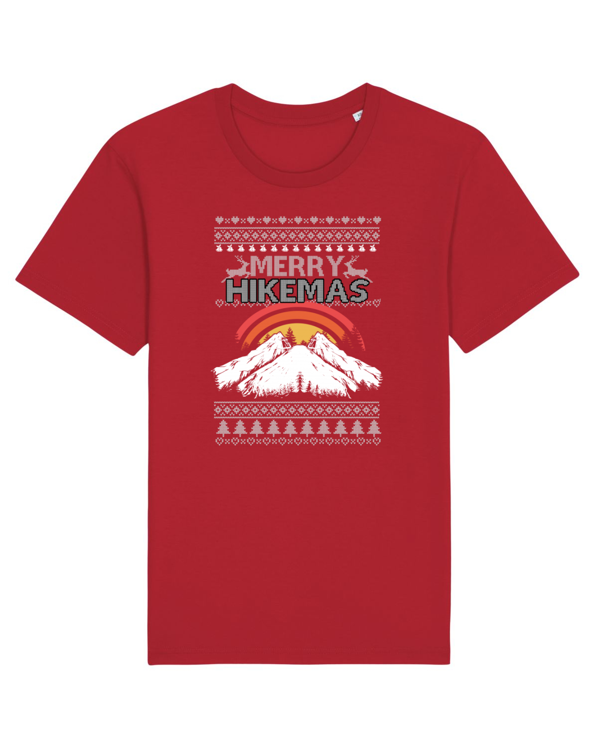 Tricou mânecă scurtă Unisex Rocker Red