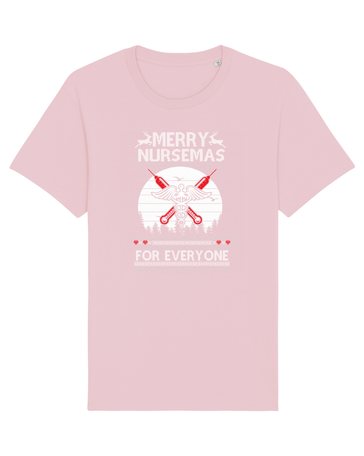 Tricou mânecă scurtă Unisex Rocker Cotton Pink