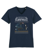 Merry Surfmas Tricou mânecă scurtă guler V Bărbat Presenter