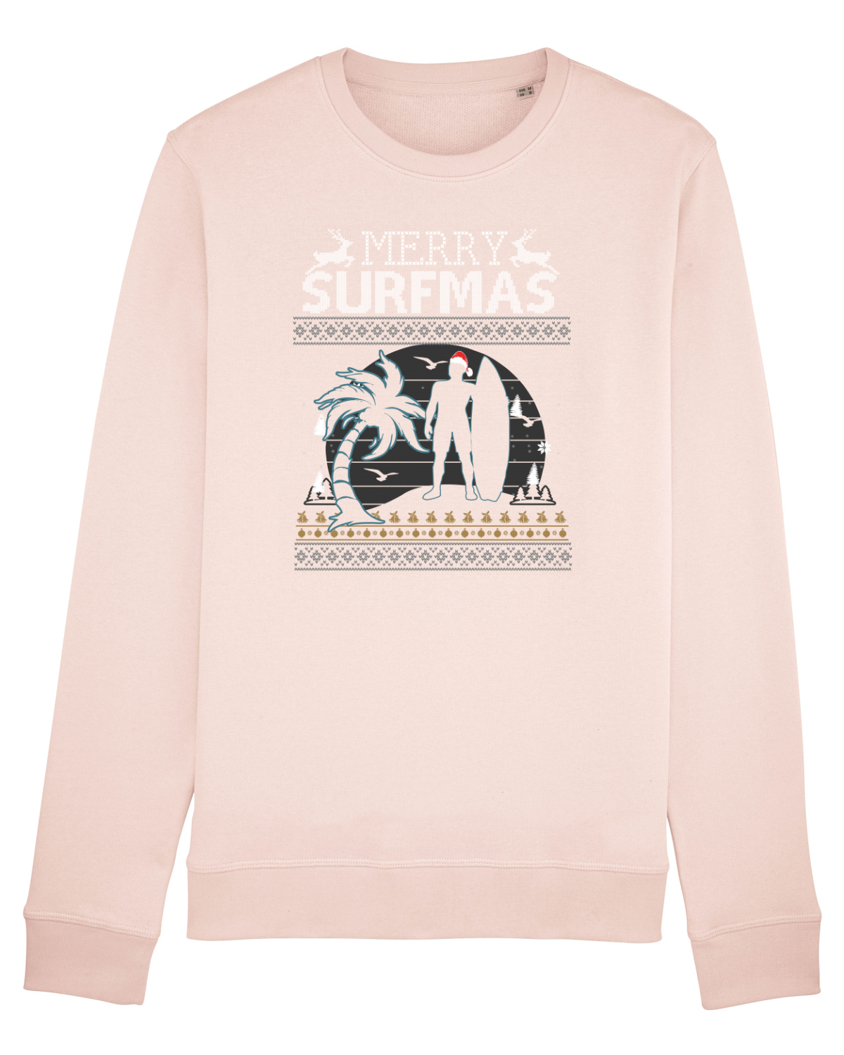 Bluză mânecă lungă Unisex Rise Candy Pink