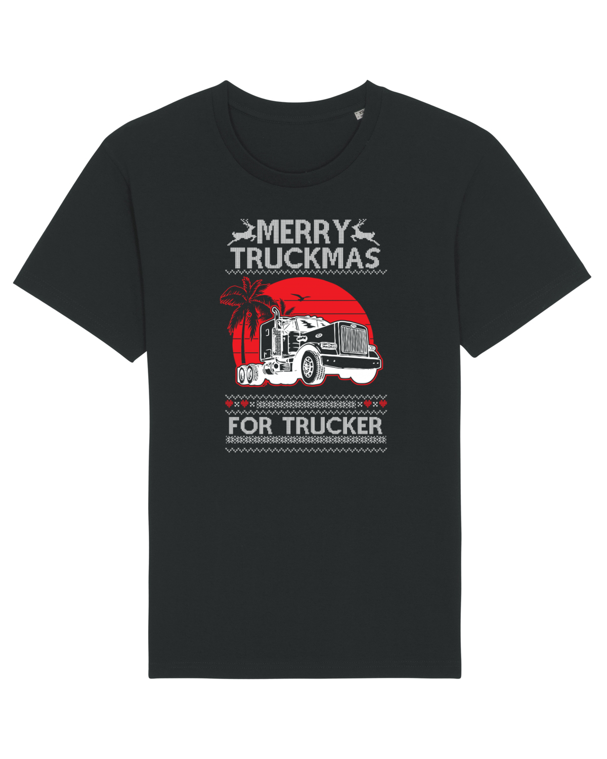 Tricou mânecă scurtă Unisex Rocker Black