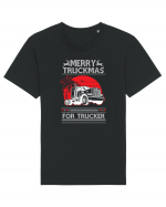 Merry Truckmas For Trucker Tricou mânecă scurtă Unisex Rocker