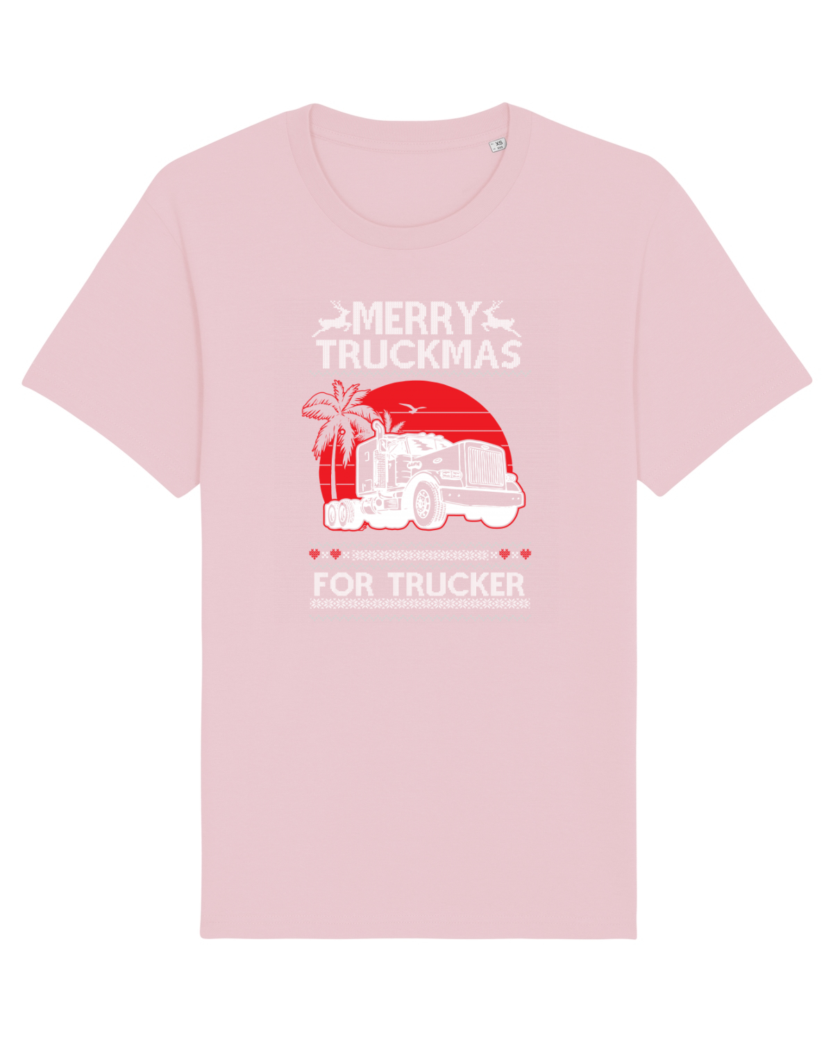 Tricou mânecă scurtă Unisex Rocker Cotton Pink