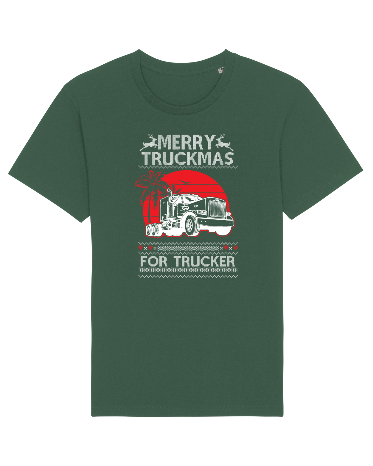 Tricou mânecă scurtă Unisex Rocker Bottle Green