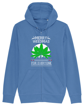 Merry Weedmas For Everyone Bright Blue