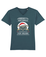 Merry Weldmas Tricou mânecă scurtă guler V Bărbat Presenter