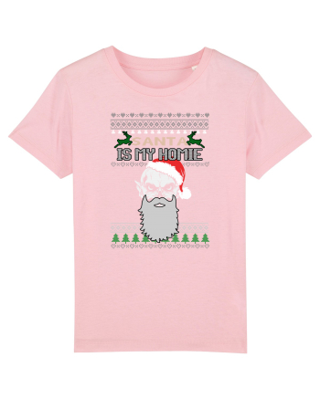 Santa Is My Homie Cotton Pink