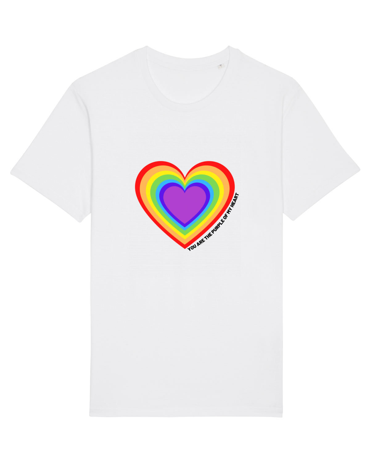 Tricou mânecă scurtă Unisex Rocker White