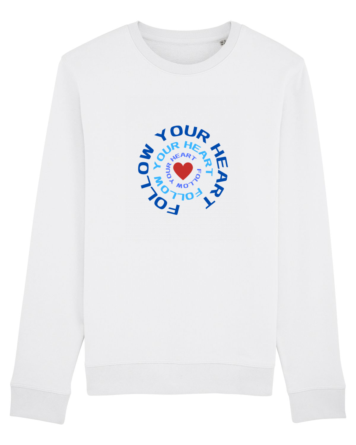 Bluză mânecă lungă Unisex Rise White