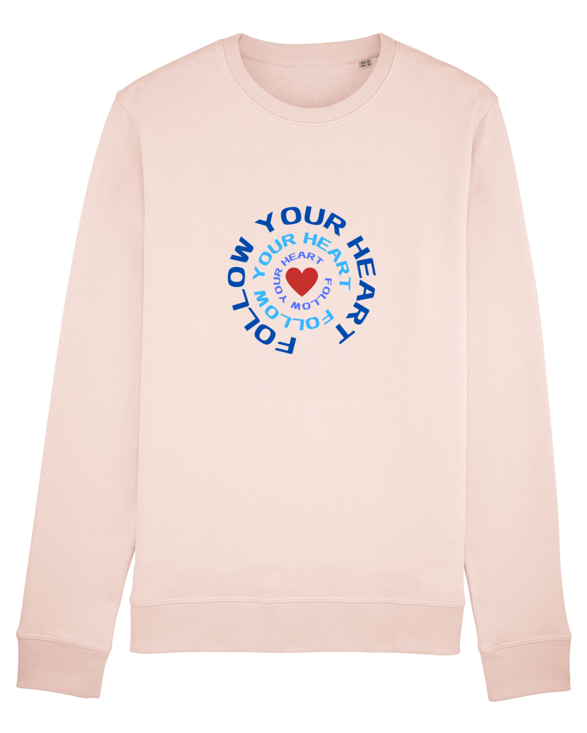 Bluză mânecă lungă Unisex Rise Candy Pink