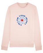 BE YOUR HEART Bluză mânecă lungă Unisex Rise