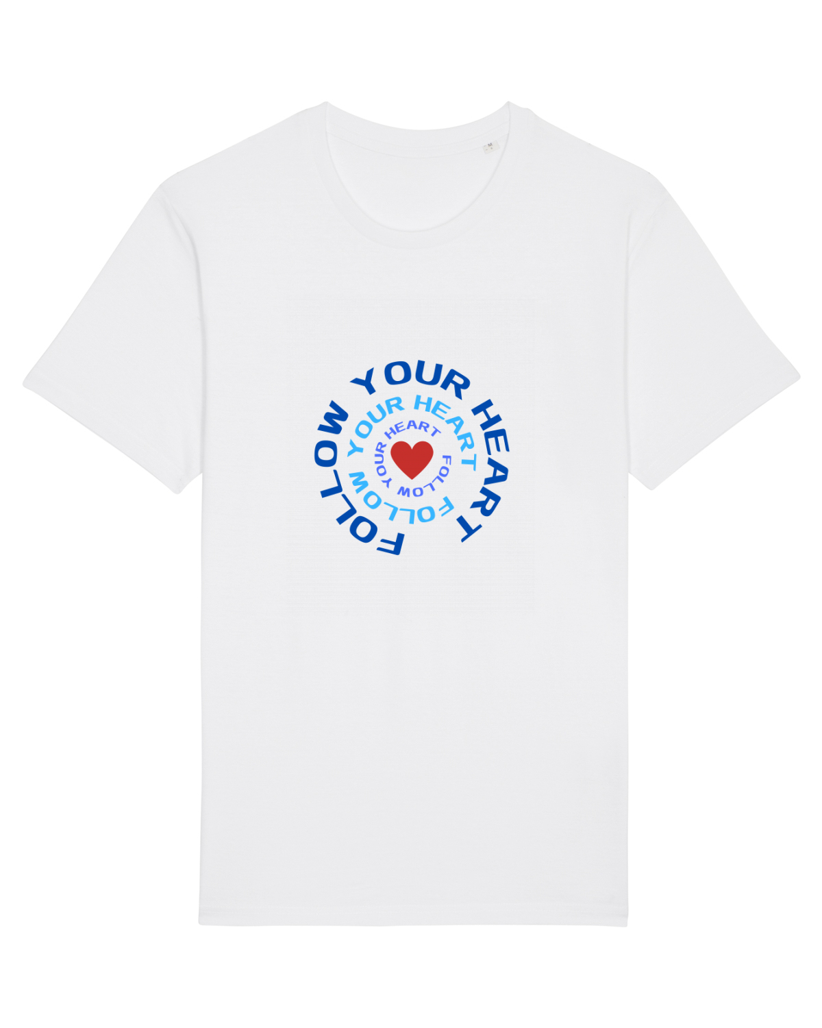 Tricou mânecă scurtă Unisex Rocker White