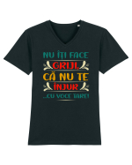 Nu te înjur Tricou mânecă scurtă guler V Bărbat Presenter