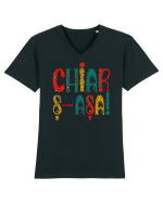 Chiar ș-așa! Tricou mânecă scurtă guler V Bărbat Presenter