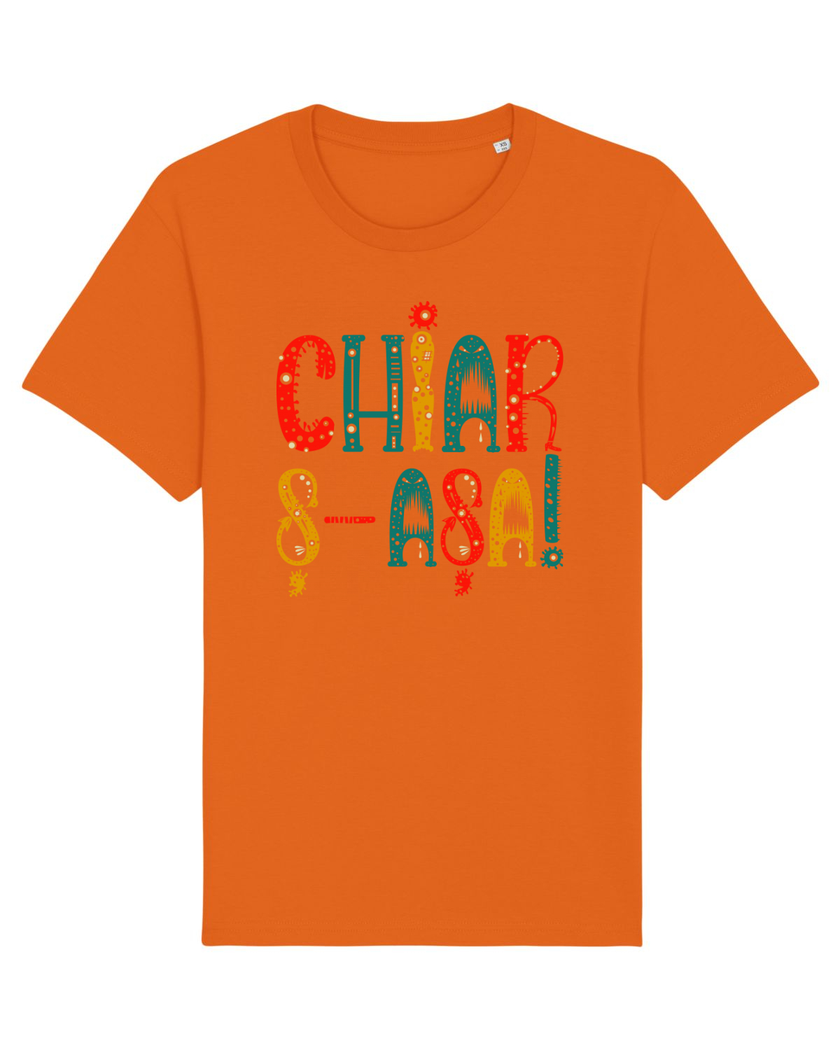 Tricou mânecă scurtă Unisex Rocker Bright Orange
