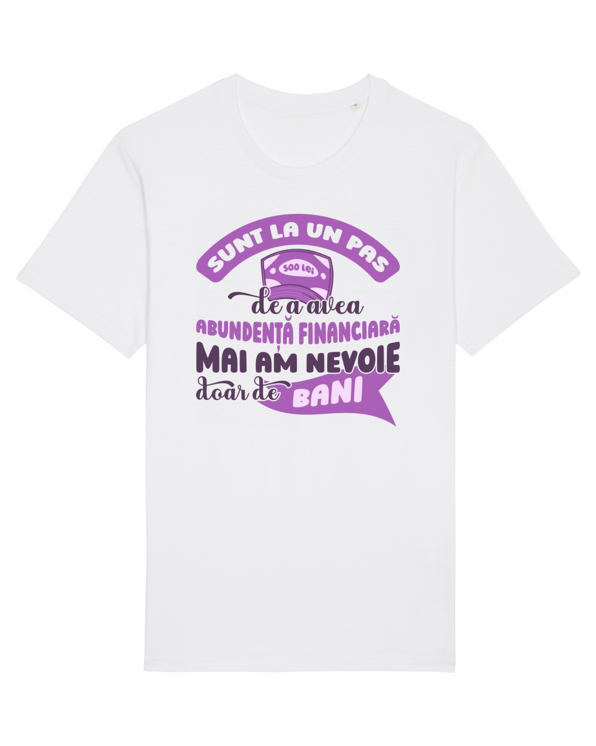 Tricou mânecă scurtă Unisex Rocker White