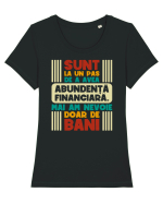 Abundență financiară V2 Tricou mânecă scurtă guler larg fitted Damă Expresser