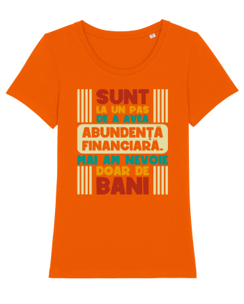 Abundență financiară V2 Bright Orange