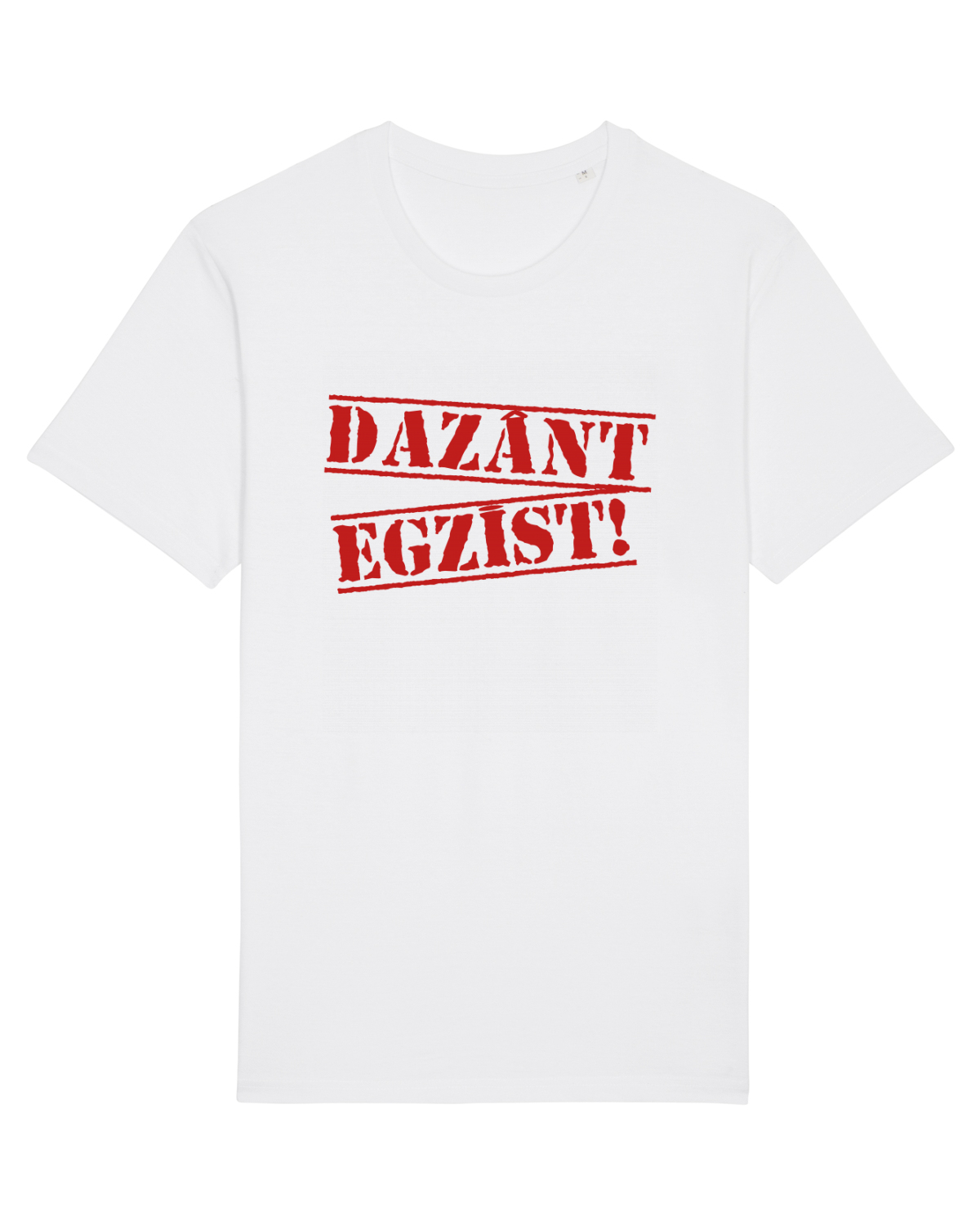 Tricou mânecă scurtă Unisex Rocker White