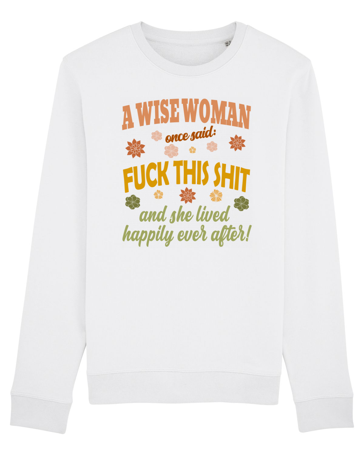 Bluză mânecă lungă Unisex Rise White