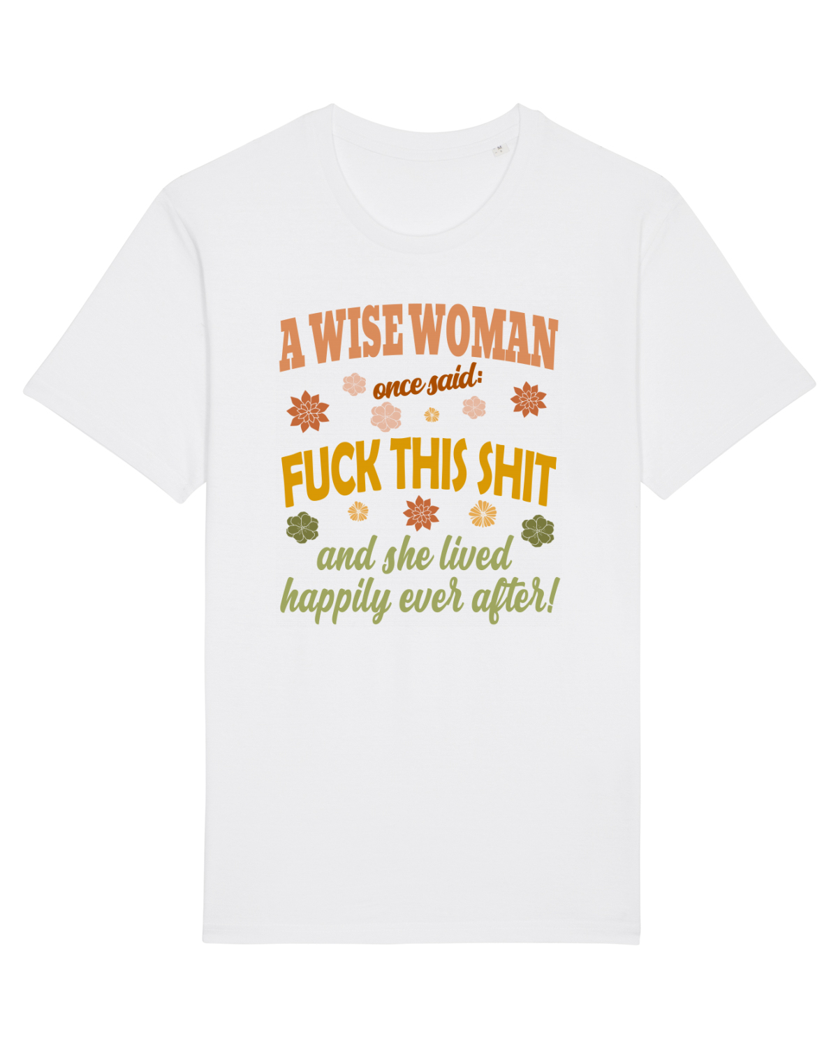 Tricou mânecă scurtă Unisex Rocker White