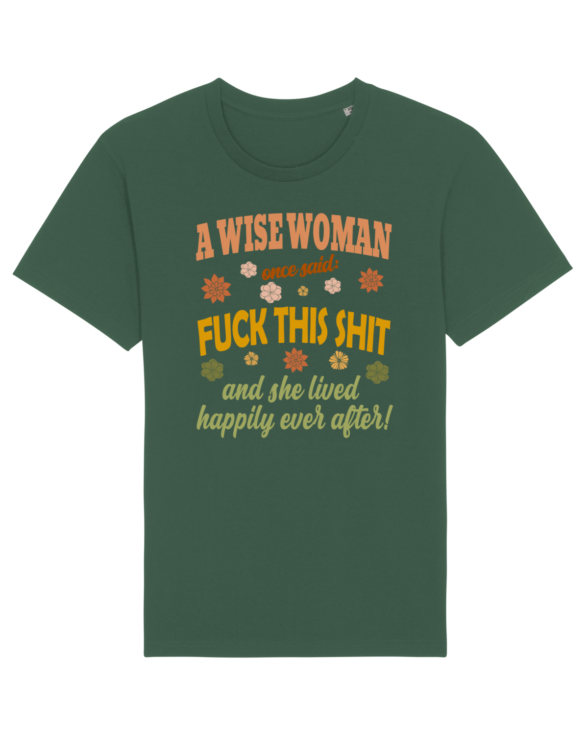 Tricou mânecă scurtă Unisex Rocker Bottle Green